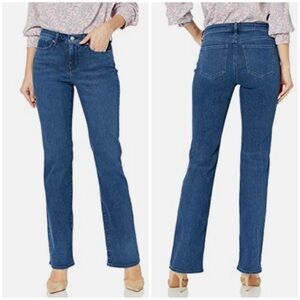 NYDJ Barbara Bootcut Jeans Medium Blue Denim Lift Tuck Everyday Sz 8